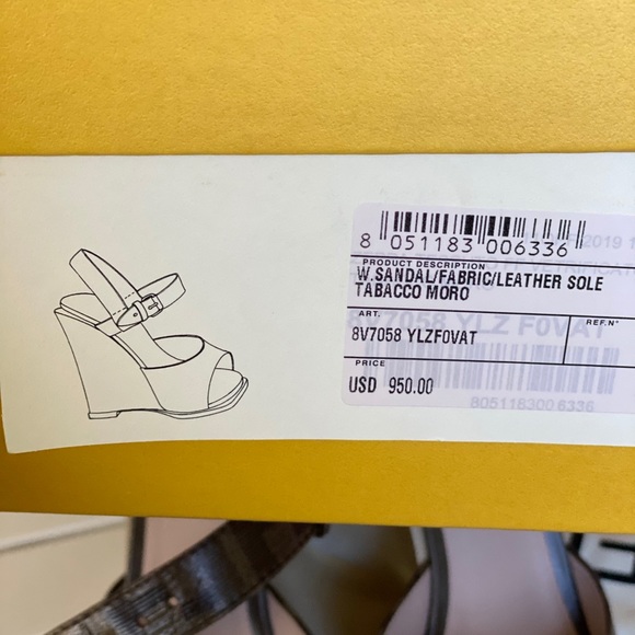 Authentic Fendi Sandals - Picture 7 of 7